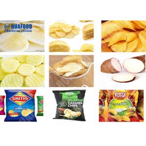Semi Automatic Potato Chips Processing Machine Potatoes Processing Line Price