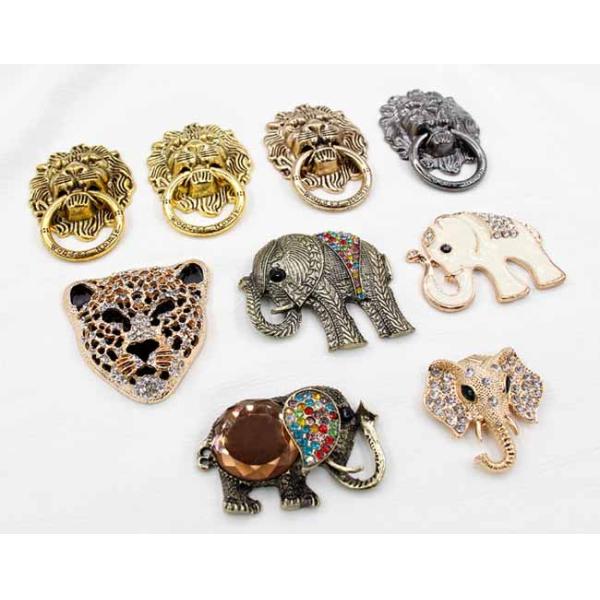 Surface Mount Solid Customized Brass Animal Head Knocker Pull Handle Bronze Ring Handle Antique Lion Head Door Knocker