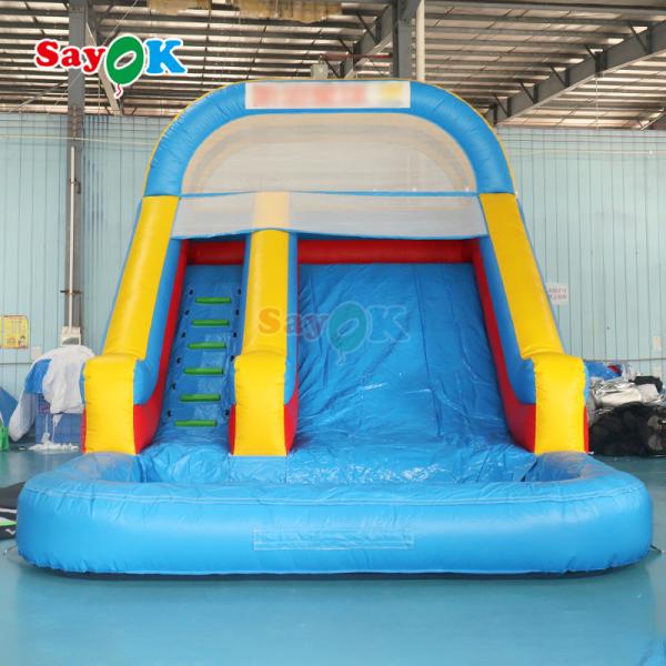 Safety Bouncy Castle With Slide Customize Inflatable Bounce House Water Slide Inflatable Kids Outdoor