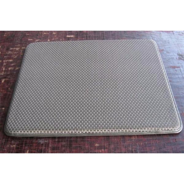 Plain gray pvc top with NBR foam kitchen stand mat