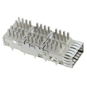 Quality 2170536-1 2170450-1 Position FP Laser QSFP Cage With Heat Sink Connector for sale