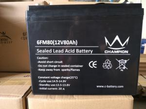 Quality VRLA Type Gel Lead Acid Battery 75ah/80ah 12v Sealed Lead Acid Batteries for sale