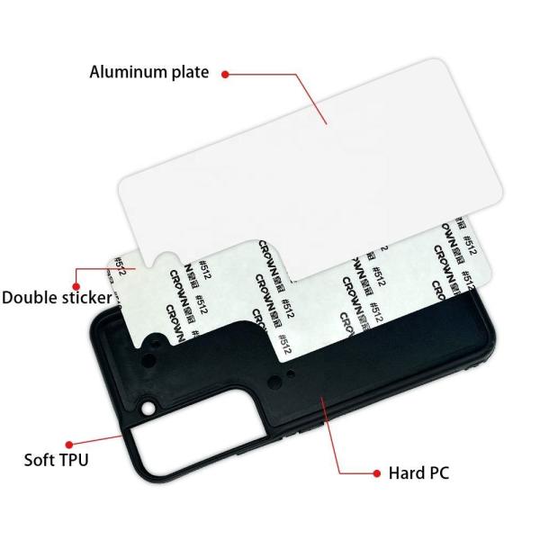 Antislip Side 2D Sublimation TPU Silicone Mobile Phone Case For Samsung Galaxy S22 S23 S24 S25 Plus Ultra With Custom Logo