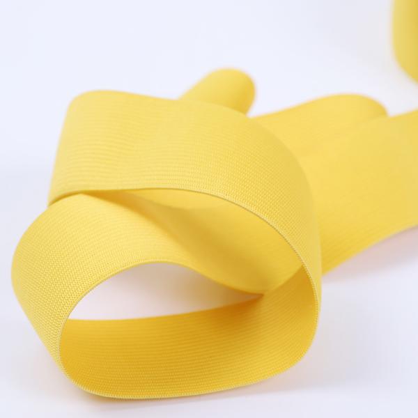 Eco Friendly Colored Polyester Crochet Knit Elastic Band For Pants