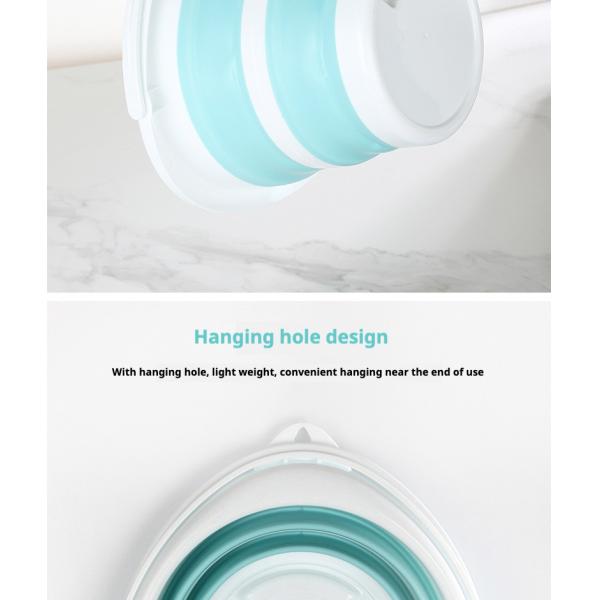 Convenient Foldable Plastic Bucket Multi-functional for Home and Outdoor Applications