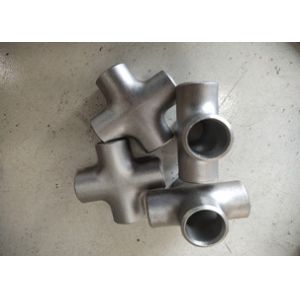 SCH10 WP304 Seamless Pipe Fittings Cross , 4 Way Cross Pipe Fitting