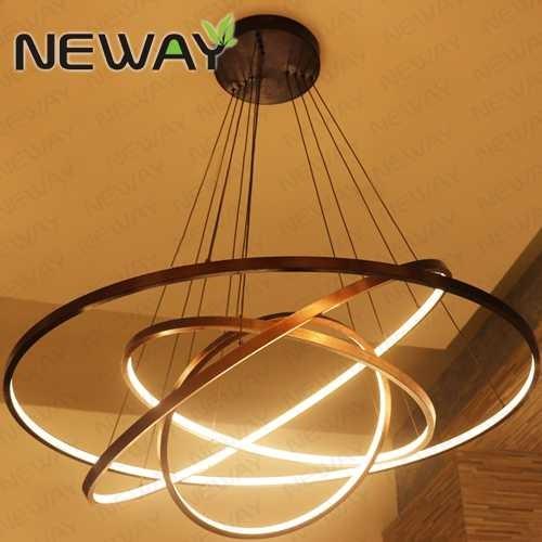 Buy LED Pendant Light Modern Suspension Ring Light Contemporary Rings Rounds Pendant Lighting at wholesale prices