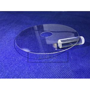Quality Military Sapphire Glass Window , Optical Window Glass 0.5 - 50 Mm Thickness for sale