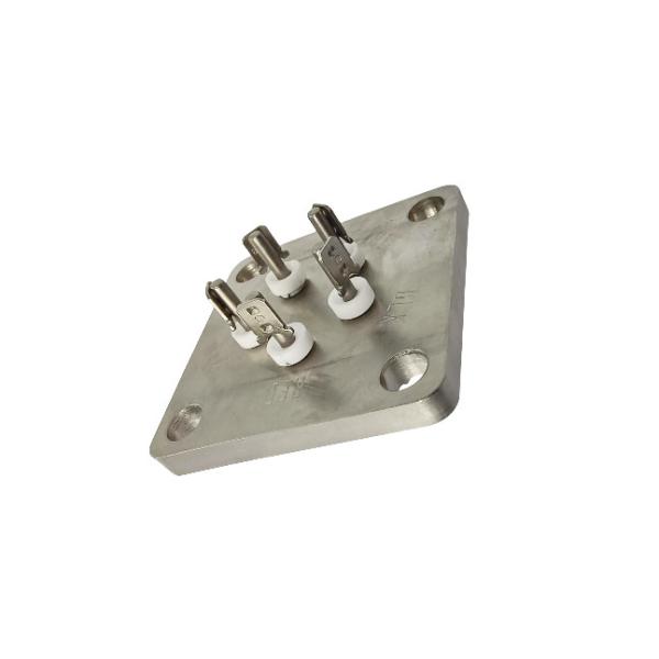 220V Circuits Insulating Terminal Block with Electroless Nickel Plating and Screw Connection