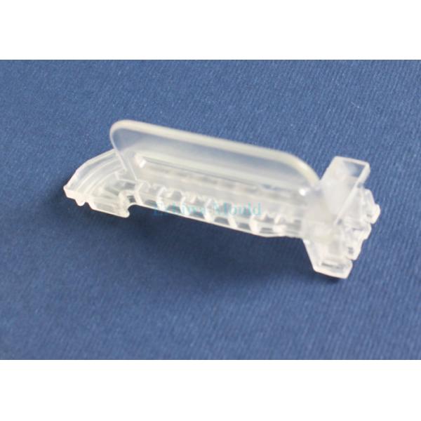 Auto Connector Mold Parts Electronic / Waterproof Connector Adapter With Plastic And Transparent Material