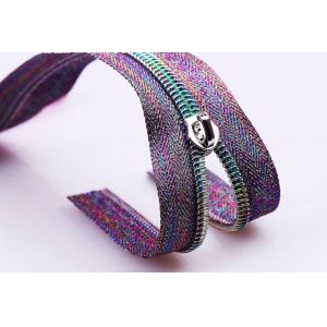 Quality Plated Metal Zipper With High Strength And Smooth Operation for sale