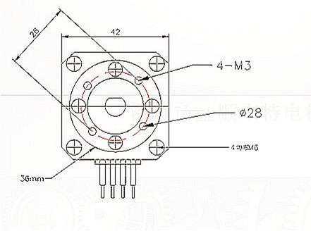 PG36-42BY Small High Torque Stepper Motor Arduino 36mm Rosh Approved