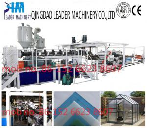 Quality uv protected polycarbonate pc solid/embossed sheet machinery for sale