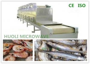 China Sea Food Microwave Drying Machine And Sterilization Equipment For Shrimps / Fish on sale
