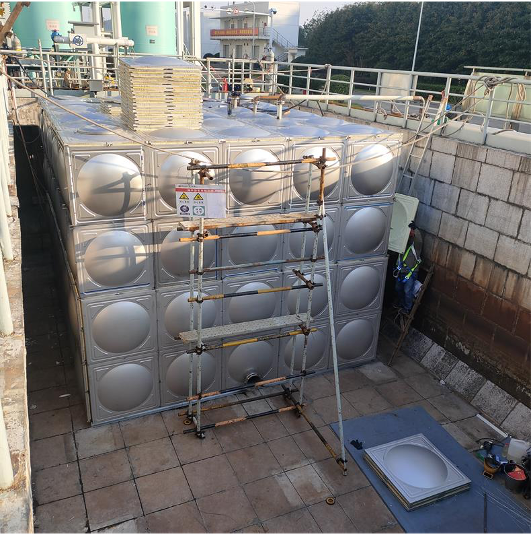 Ground Modular Water Storage Tank High Pressure Function For High Buildings
