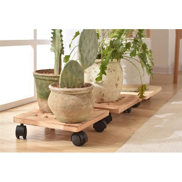 OEM 30cm Rolling Plant Caddy On Wheels