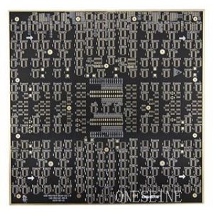 Quality 2 Layer Black Soldermask PCB Board FR4 CEM-3 Material for sale