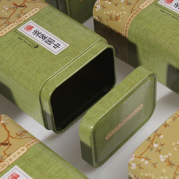 High End Metal Tin Box Rectangle Empty Metal Oil Can With CMYK / Pantone Color