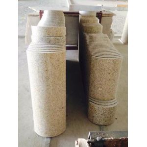 380V Circular Slab Polishing Machine For Hollow Column Processing