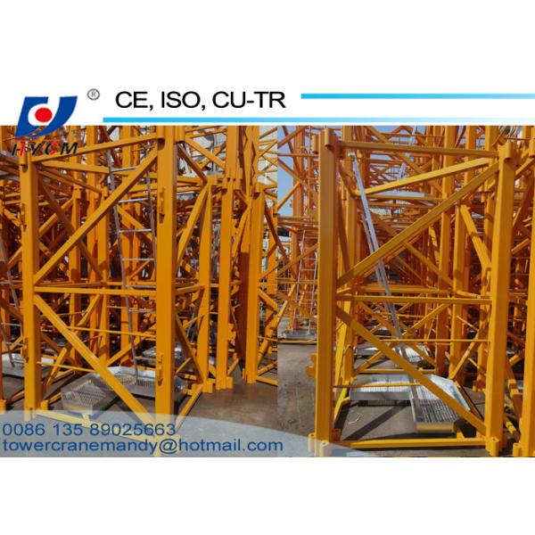 1.2ton Tip Load 60m Boom Length Variable Frequency Drive Hammer Head Tower Crane QTZ6012