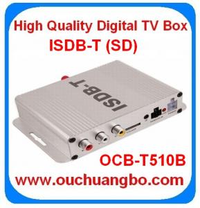 Quality Ouchuangbo in stock ISDB-T Car TV Receiver LCD TV /TFT LCD digital TV Box cheaper price for sale