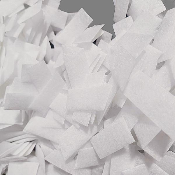 Needle Felt Cotton Pulp White Circular Absorbent Filter Element For Respiratory Filter