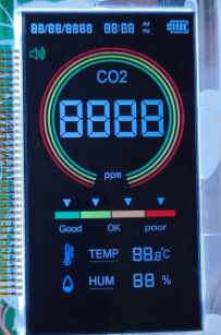 VA LCD Screen 5V 4 Digit Seven Segment Display with 37PIN Connector