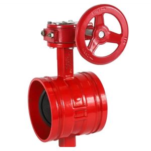 ANSI Grooved End ductile iron butterfly valve