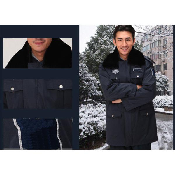 Waterproof Security Guard Uniform , Security Guard Coats Full Color With Customized Logo