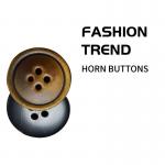 Professional Horn Buttons Custom Vintage Natural 4 Holes High - Grade Shirt &