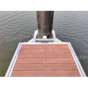 Quality Floating Island Platform Commercial Pile Guide Floating Docks And Marine Floating Bridge Pontoon for sale
