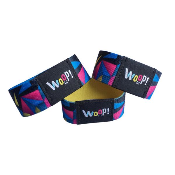 Social Distancing NFC RFID Access Control Wristbands Heat Resistant With Silk Logo Printing
