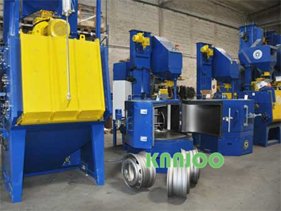 3GN Tumble Belt Shot Blasting Machine Crawler Type For Casting