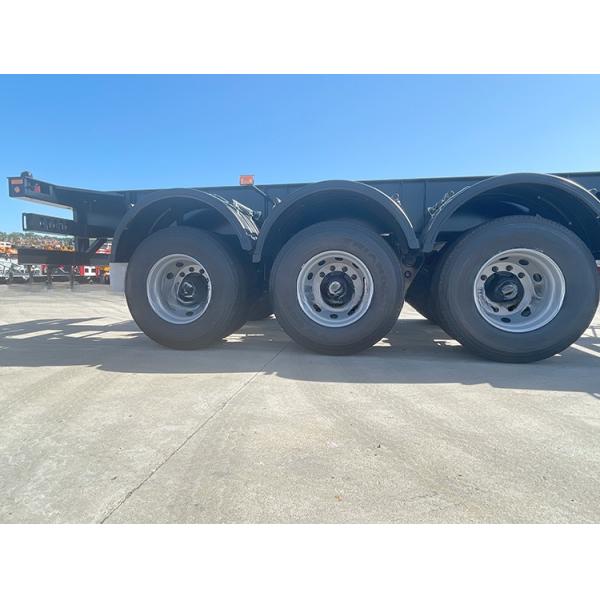 Truck Trailer 40ft Steel Shipping Container Semi Trailer 3 Axles Skeleton Frame Transportation Chassis for Cargo Loading