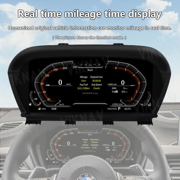 Viknav For BMW X1 X2 1Series 2Series (2013-2022) 12.3 inch instrument cluster replacement linux digital gauge screen