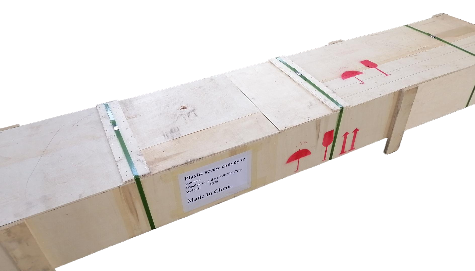 Plastic PP screw conveyors for corn powder