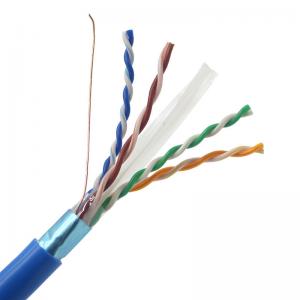 Quality UL Listed Cat6 Ethernet Cable 1000ft 305m 23AWG 550MHz Shielded FTP for sale