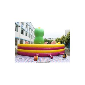 Quality Attractive Frog Inflatable Jumping Bouncy With Blower Commercial Grade for sale
