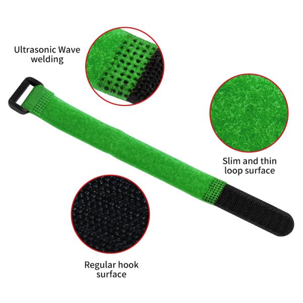 50mm 25m/Roll Hook And Loop Nylon Cable Wire Ties Strap SGS