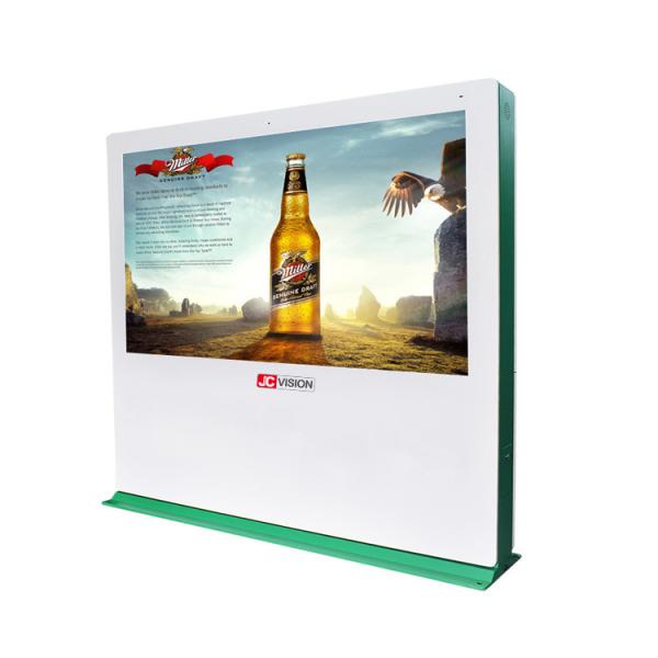IP65 Outdoor Waterproof LCD Display Kiosk , 86inch Totem Digital Signage
