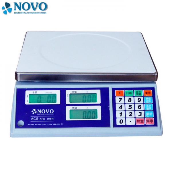 Buy 285*240mm Digital Computing Scale 5g Division Dust Proof CE Certification at wholesale prices