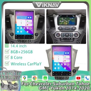 Quality 14.4 inch Android 11 Car Radio For 2014-2020 Chevroler Suburban Tahoe GMC Yukon Carplay GPS Navigation Multimedia Player for sale