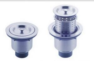 China Plumbing Accessories Kitchen Sink Basket Strainer Drain Chrome Hardware  drain strainer on sale