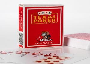 Quality Plastic Modiano Poker Index Marked Poker Cards For Casino Games for sale