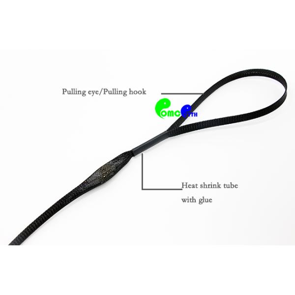 Pre Terminated Fiber Optic Patch Cables 24F SM 9 / 125 LC - LC With Pulling Eye / Pulling Hook