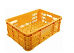 China PP Material Stackable Euro Plastic Containers Perforated Style on sale