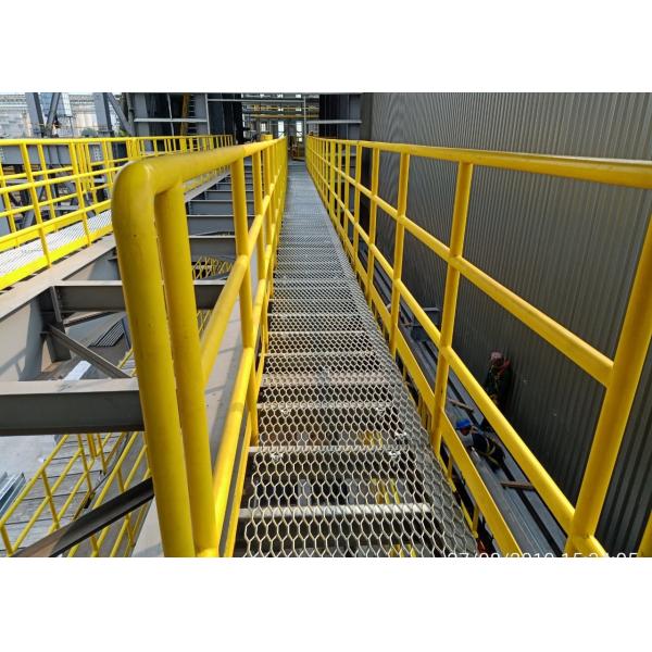 Galvanized Expanded Metal Mesh Grille Diamond Hexagon Hole