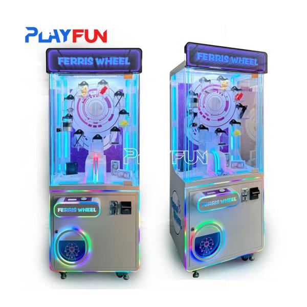 Coin-Operated Ferris Wheel Arcade Prize Machine Amusement Small Gift Machine Support Bill Acceptor