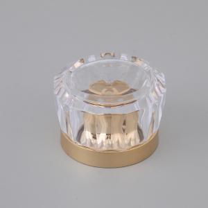 China D40mm Clear Cosmetic Bottle Cap 14mm Crown Shape Plastic Screw Cap For Cosmetic Tube on sale