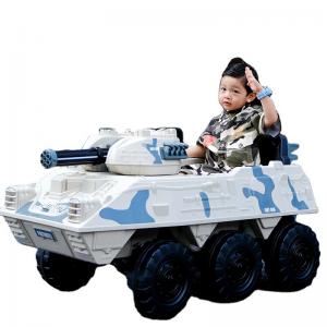 China Kids Electric Toy Tank Riding Toy Electric Tank 12V 6X6 Wheels PP Plastic Type on sale